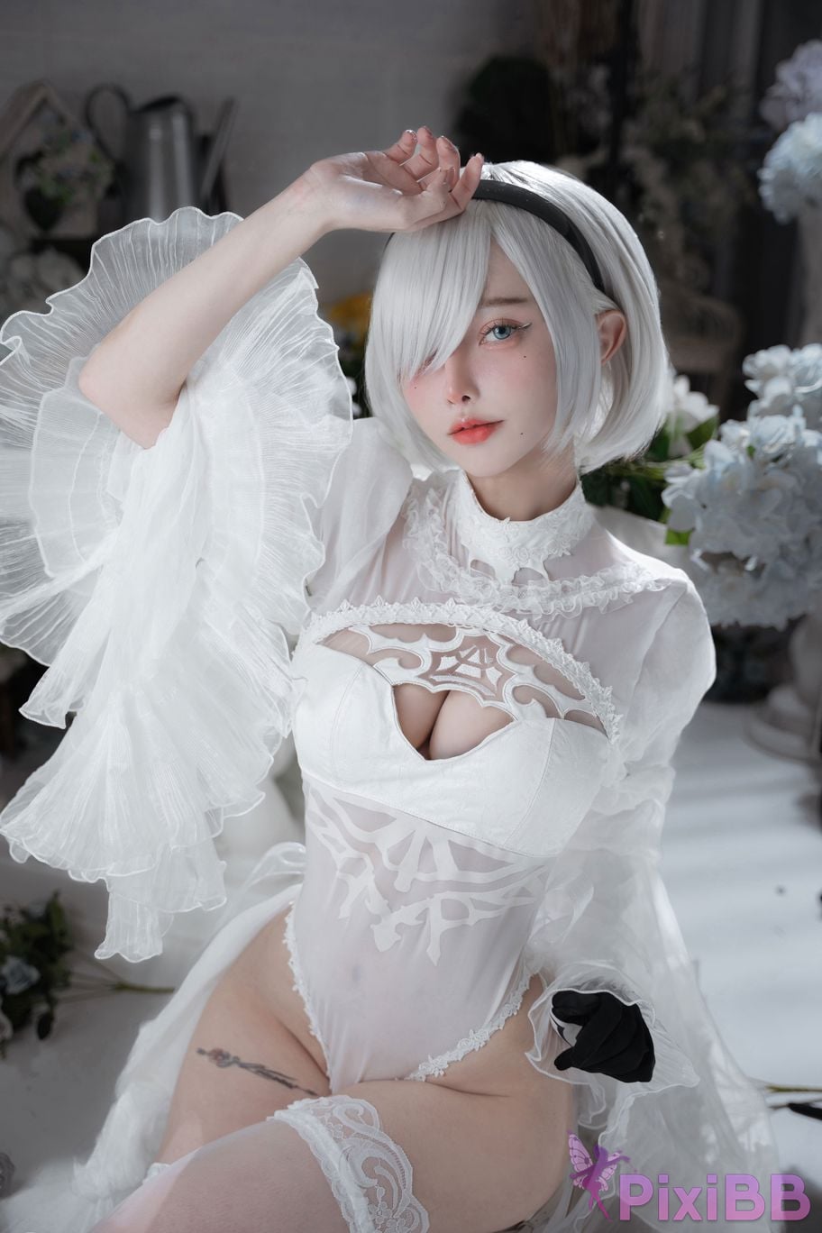 Cosplayer Le Josette 2B Bride PixiBB.COM 018