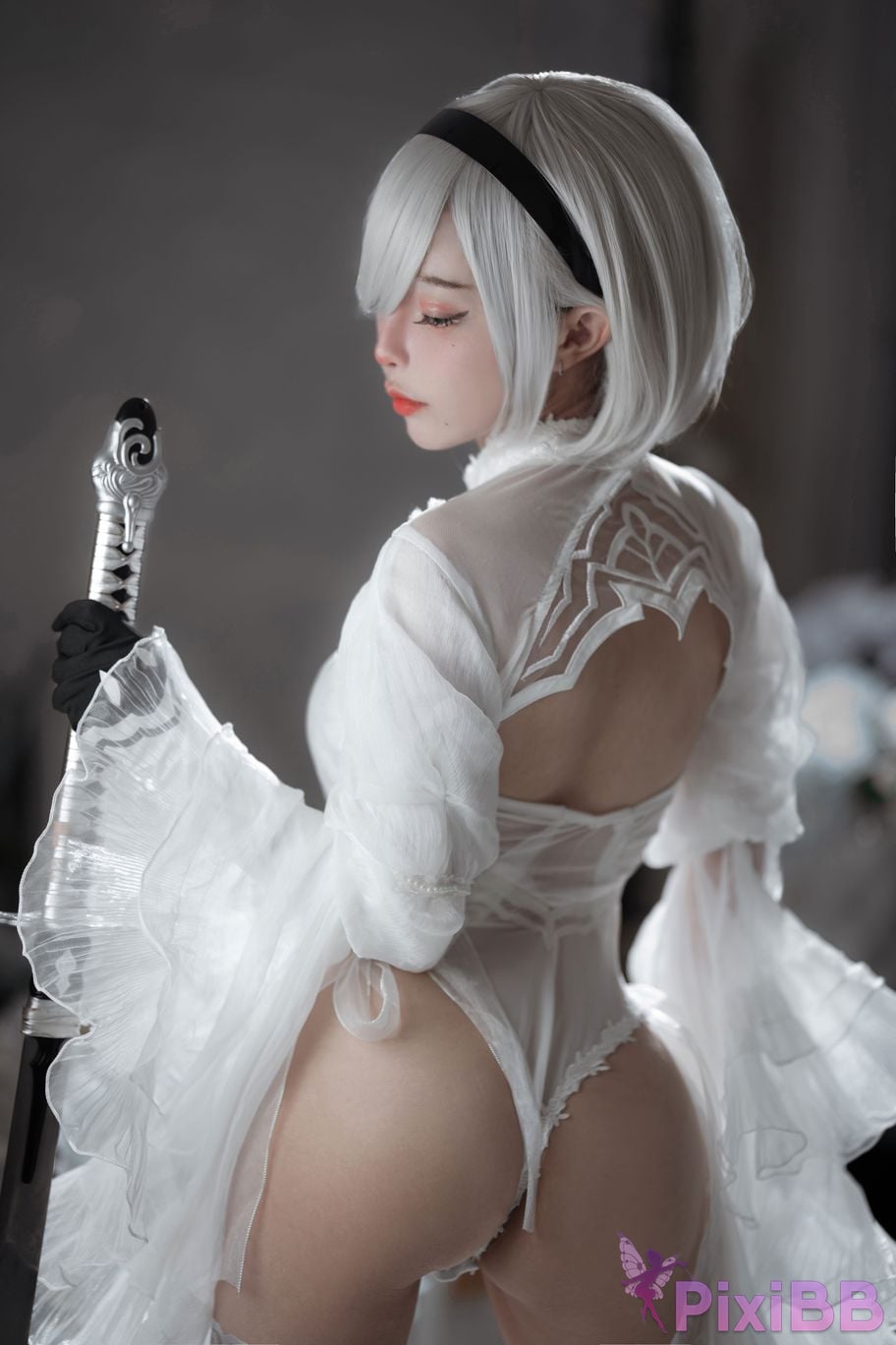 Cosplayer Le Josette 2B Bride PixiBB.COM 024