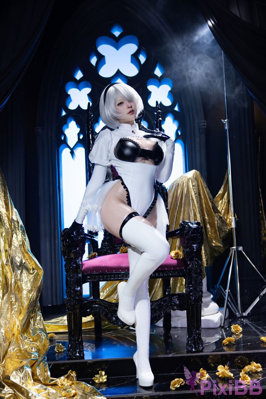 Cosplayer Yuno Shimizu Neil 2B Azure suit PixiBB.COM 002