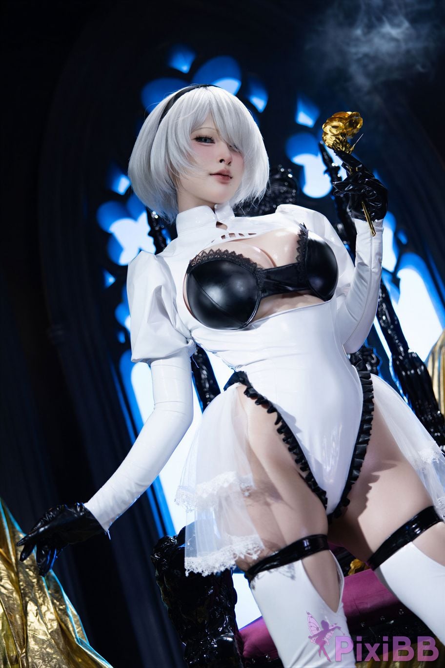 Cosplayer Yuno Shimizu Neil 2B Azure suit PixiBB.COM 007