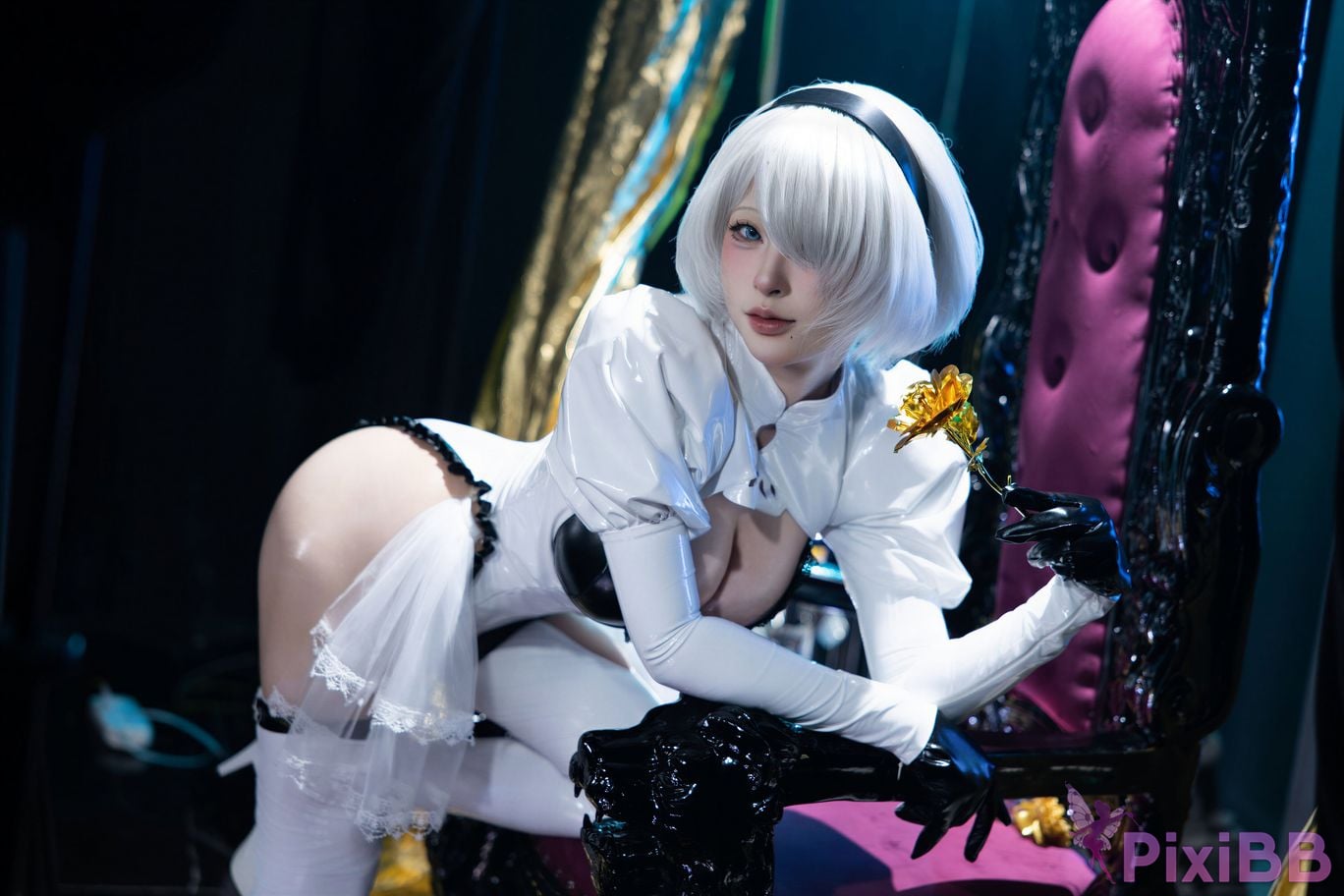 Cosplayer Yuno Shimizu Neil 2B Azure suit PixiBB.COM 020