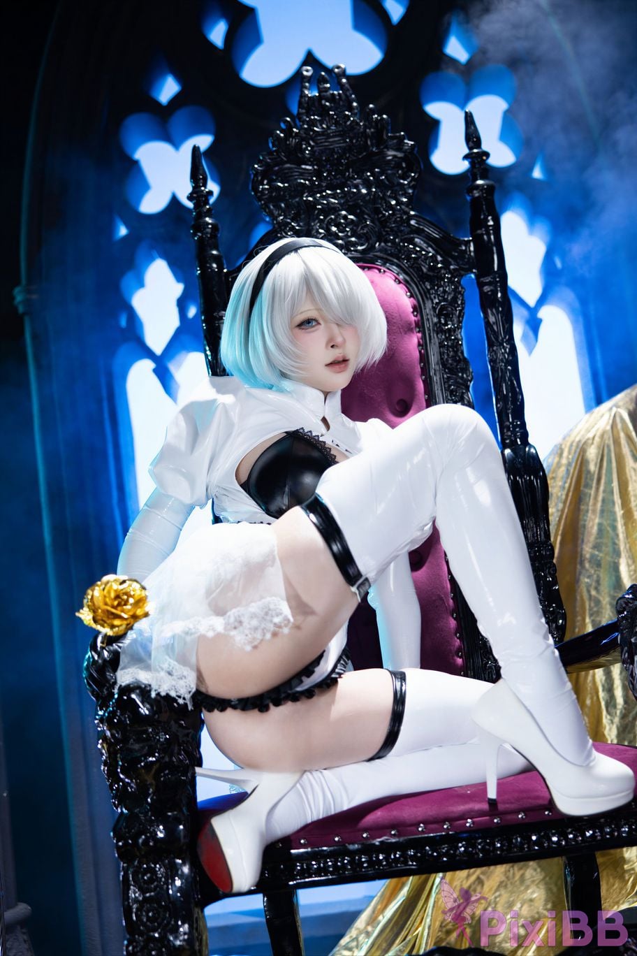 Cosplayer Yuno Shimizu Neil 2B Azure suit PixiBB.COM 029