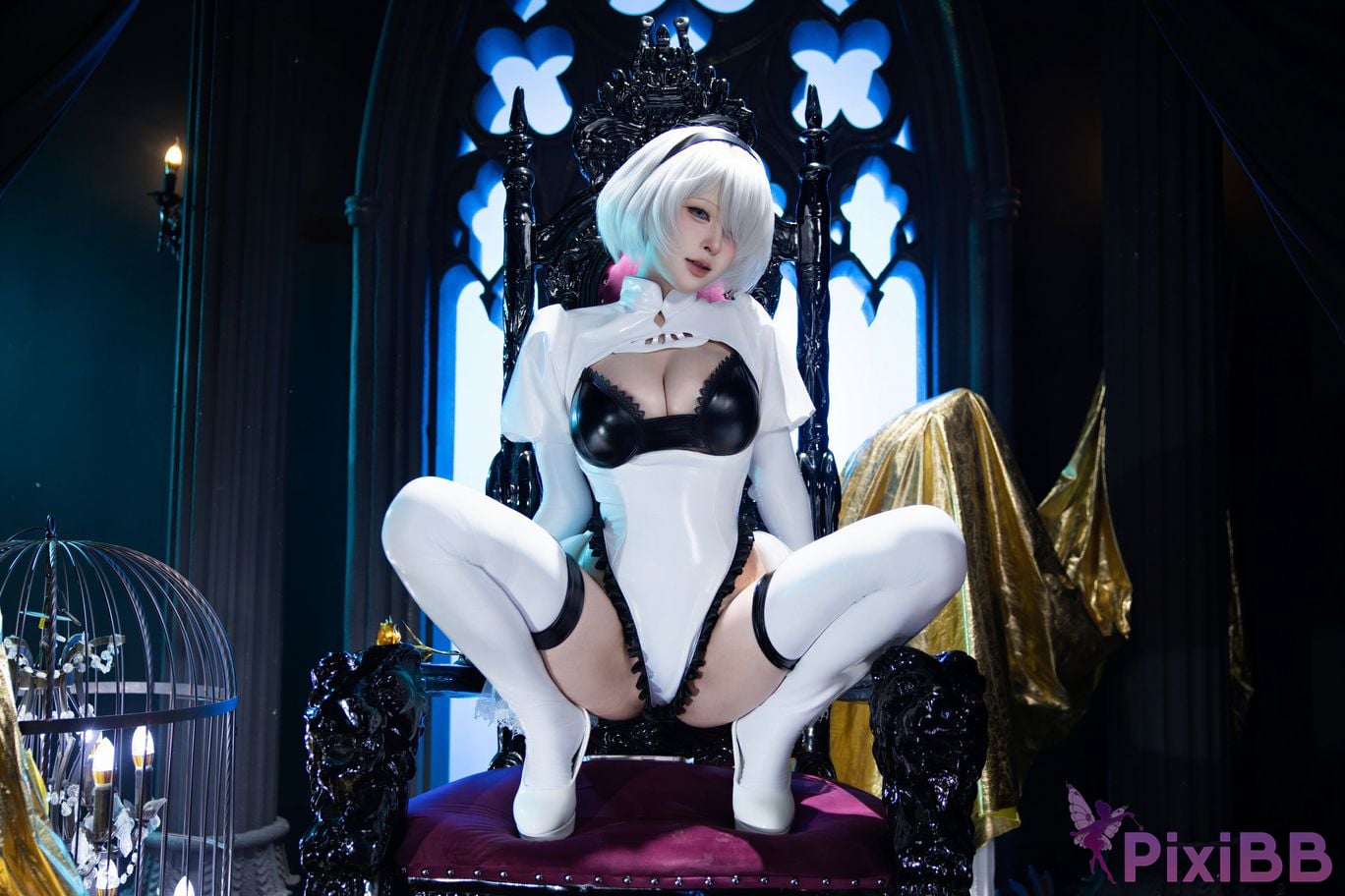 Cosplayer Yuno Shimizu Neil 2B Azure suit PixiBB.COM 033