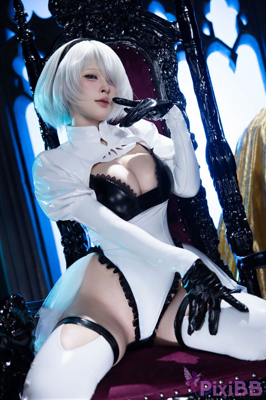 Cosplayer Yuno Shimizu Neil 2B Azure suit PixiBB.COM 043