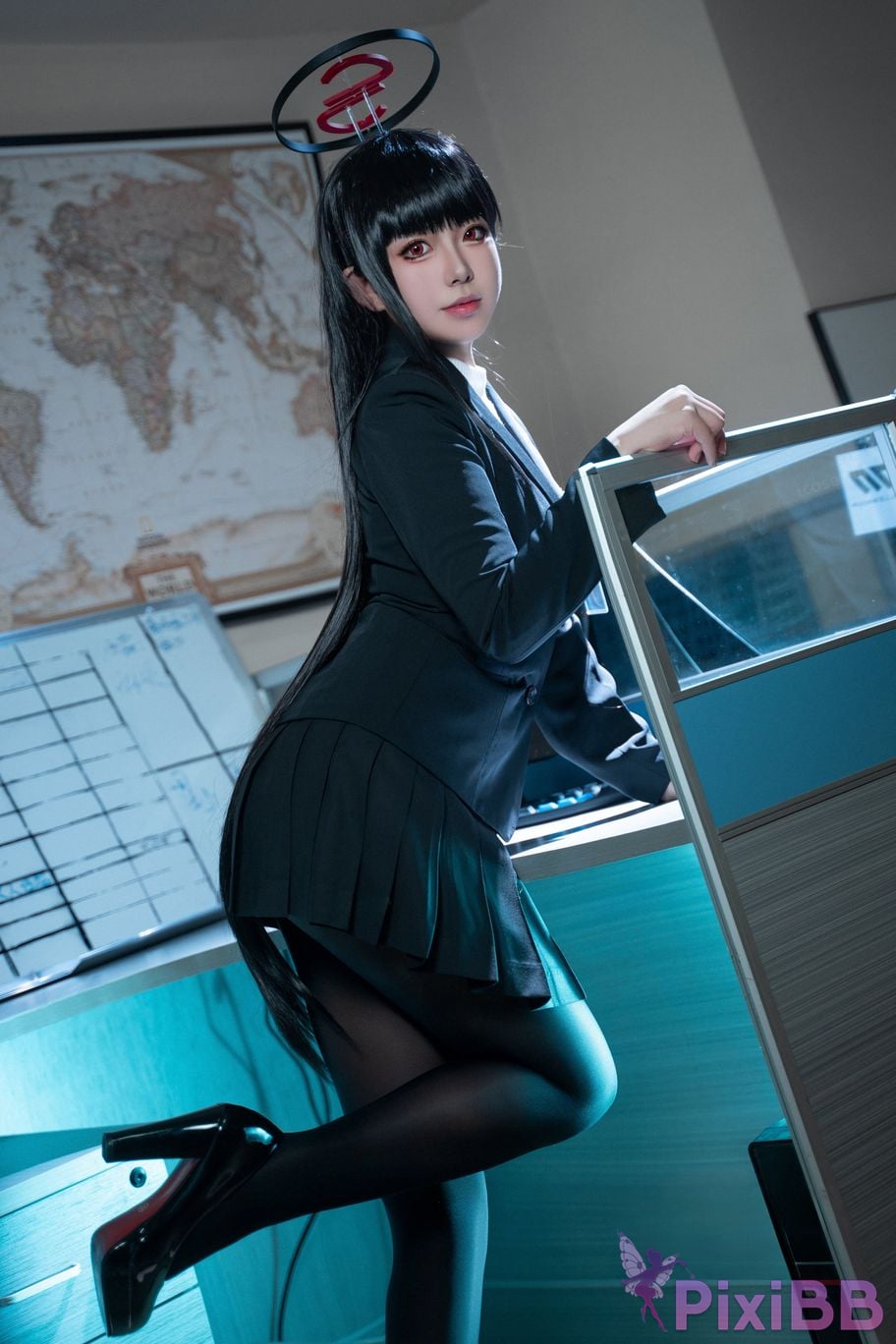 Cosplayer Husensen Blue Archive Rion Moon PixiBB.COM 003