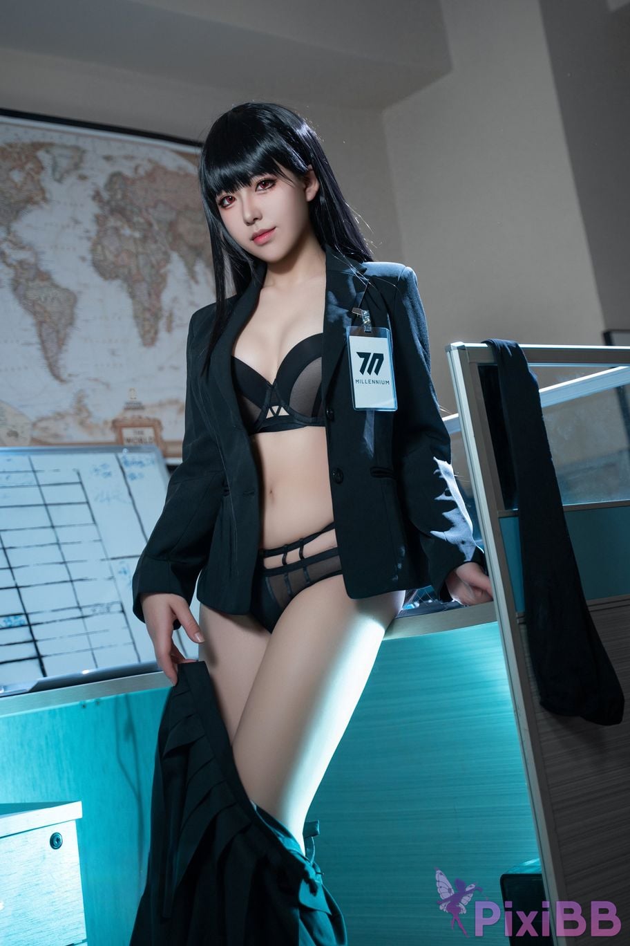 Cosplayer Husensen Blue Archive Rion Moon PixiBB.COM 014