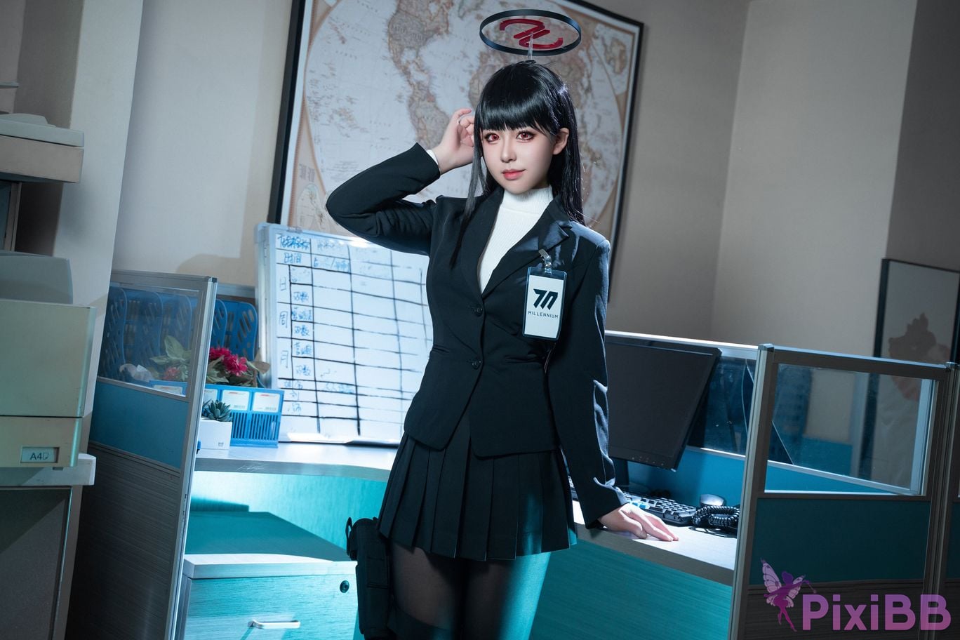 Cosplayer Husensen Blue Archive Rion Moon PixiBB.COM 023