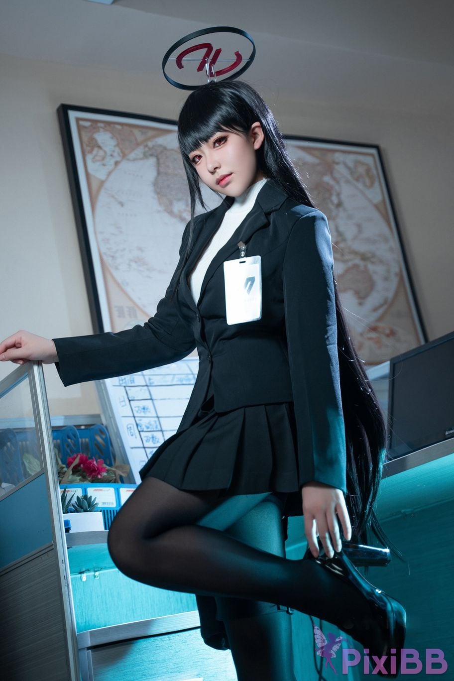 Cosplayer Husensen Blue Archive Rion Moon PixiBB.COM 031