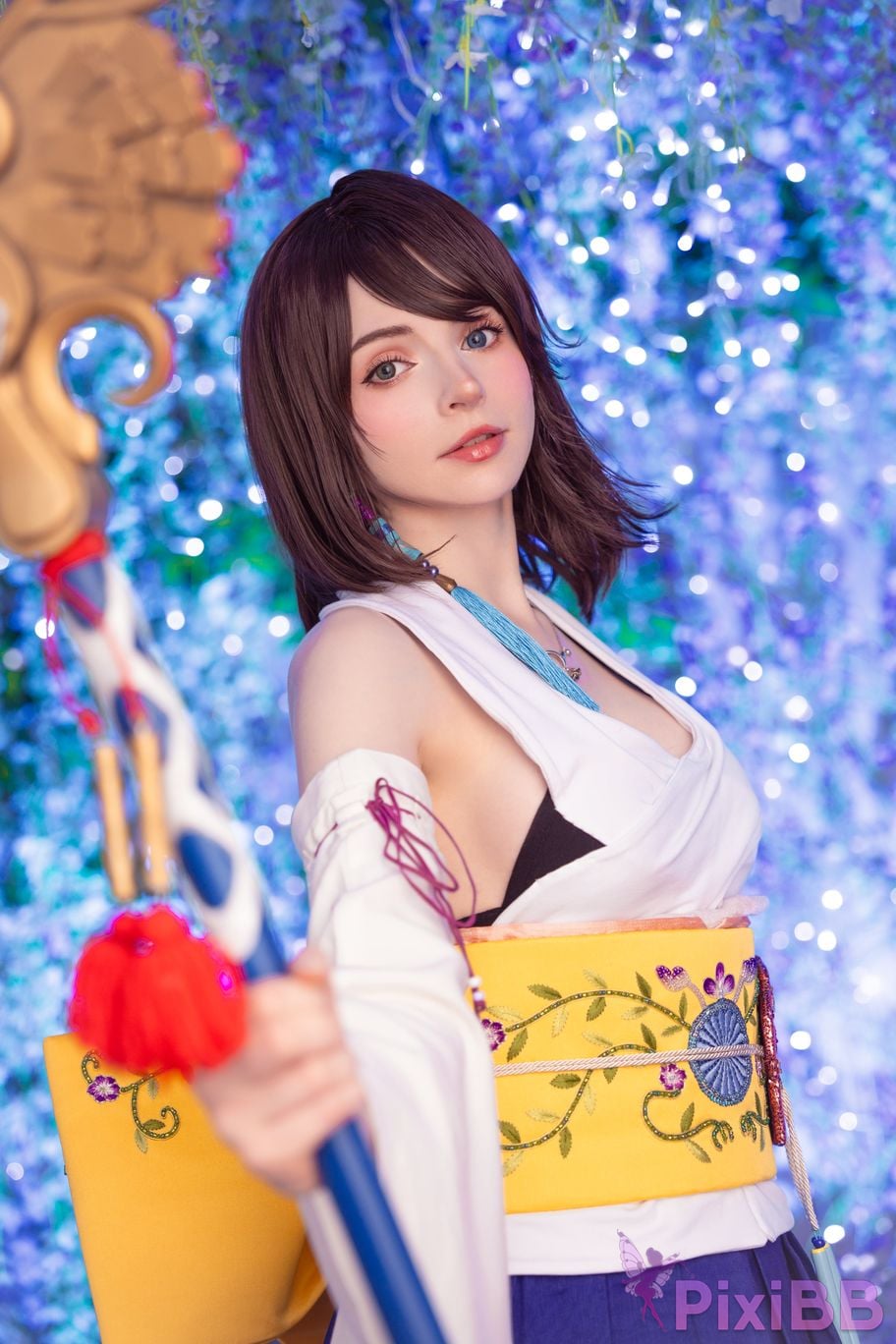 Cosplayer Peach milky Yuna PixiBB.COM 015