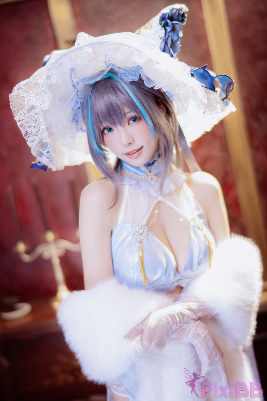 Cosplayer Ely eee ElyEE child Cheshire Cheongsam ver PixiBB.COM 001