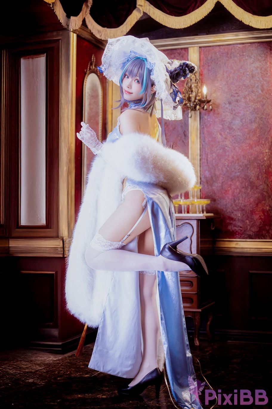 Cosplayer Ely eee ElyEE child Cheshire Cheongsam ver PixiBB.COM 005