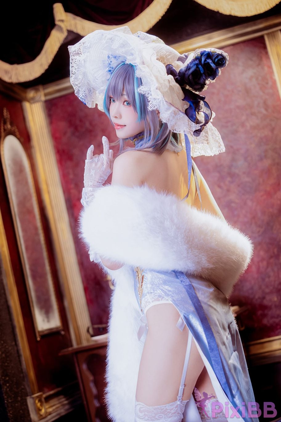 Cosplayer Ely eee ElyEE child Cheshire Cheongsam ver PixiBB.COM 006