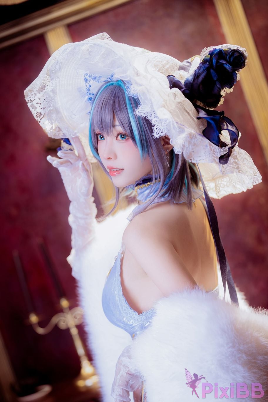 Cosplayer Ely eee ElyEE child Cheshire Cheongsam ver PixiBB.COM 007