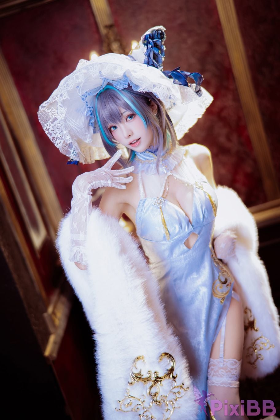 Cosplayer Ely eee ElyEE child Cheshire Cheongsam ver PixiBB.COM 012