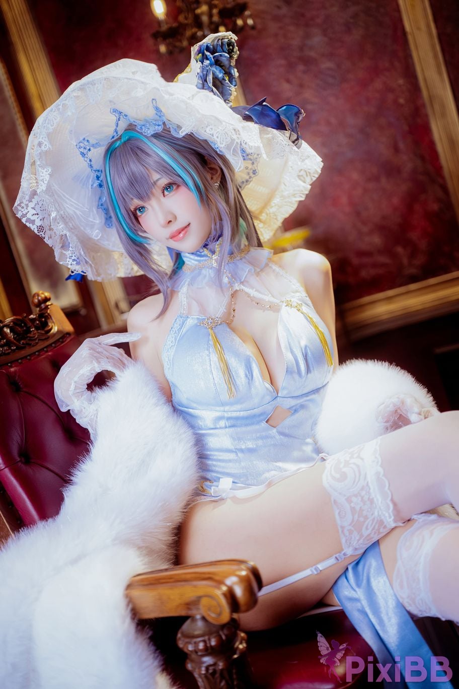 Cosplayer Ely eee ElyEE child Cheshire Cheongsam ver PixiBB.COM 014