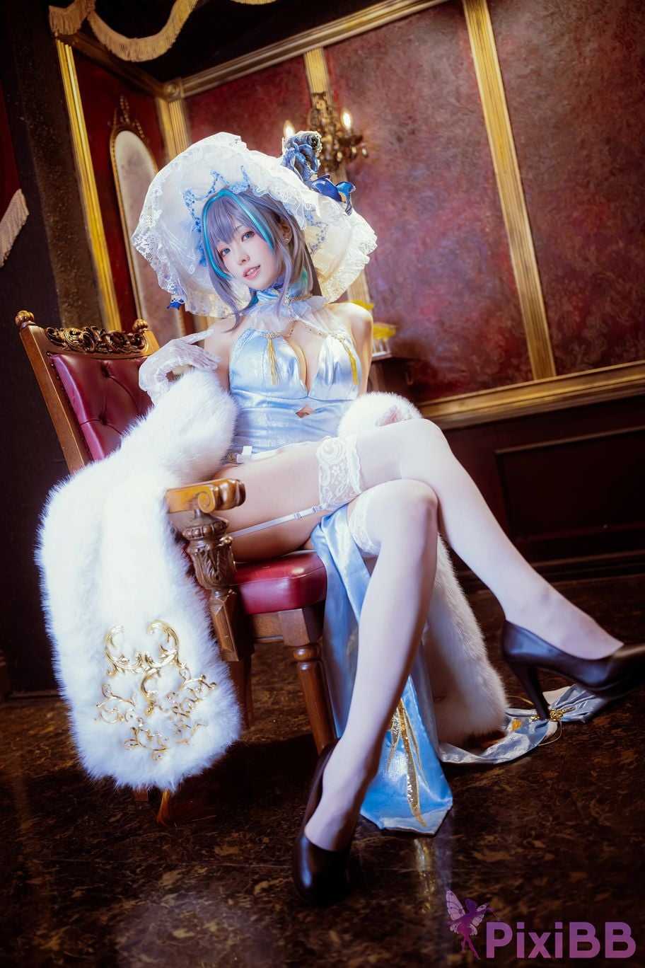 Cosplayer Ely eee ElyEE child Cheshire Cheongsam ver PixiBB.COM 015