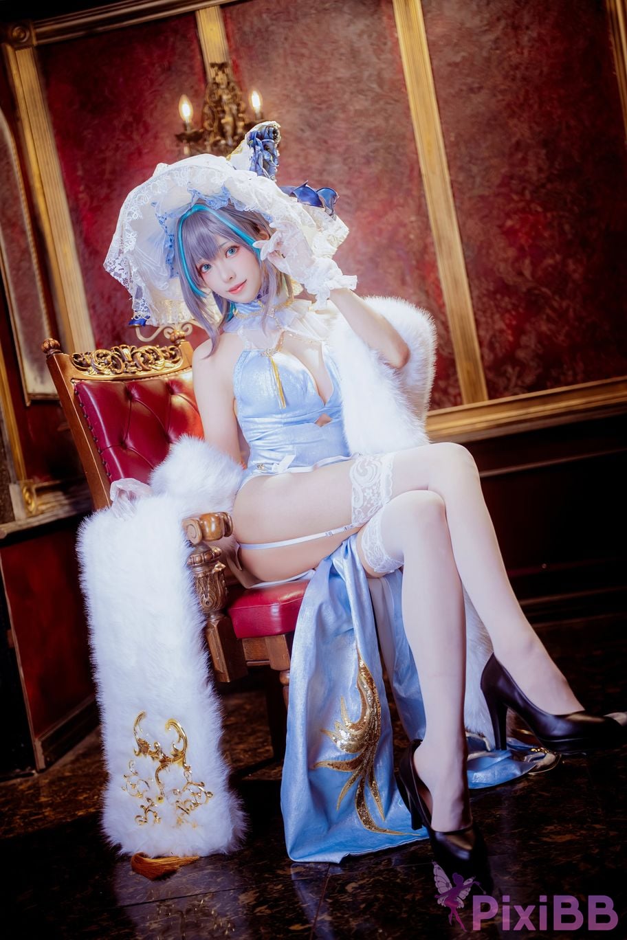 Cosplayer Ely eee ElyEE child Cheshire Cheongsam ver PixiBB.COM 016