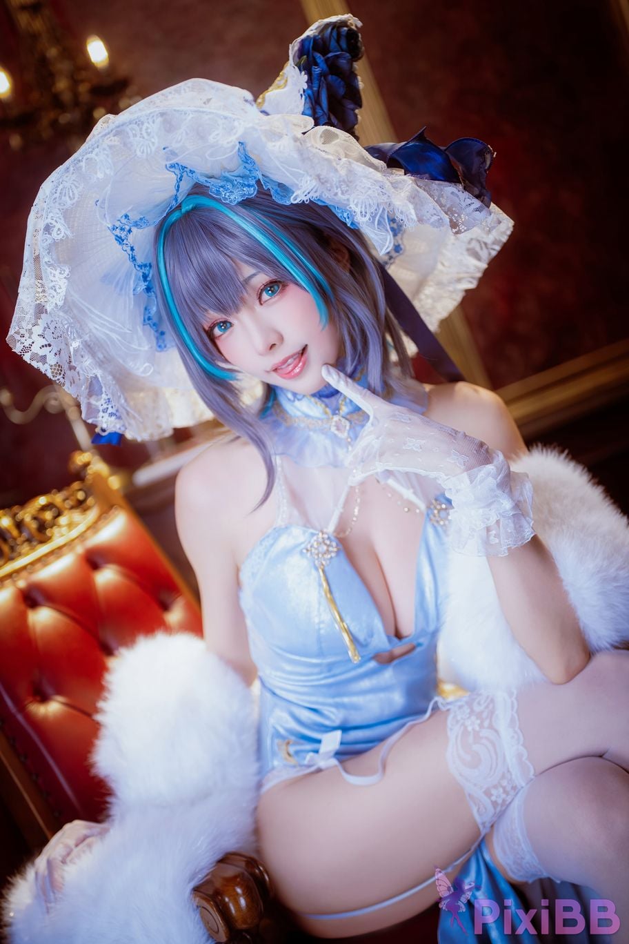 Cosplayer Ely eee ElyEE child Cheshire Cheongsam ver PixiBB.COM 018