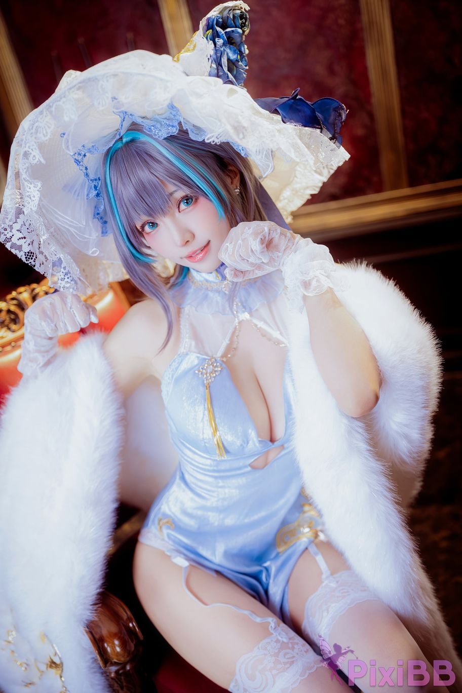 Cosplayer Ely eee ElyEE child Cheshire Cheongsam ver PixiBB.COM 020