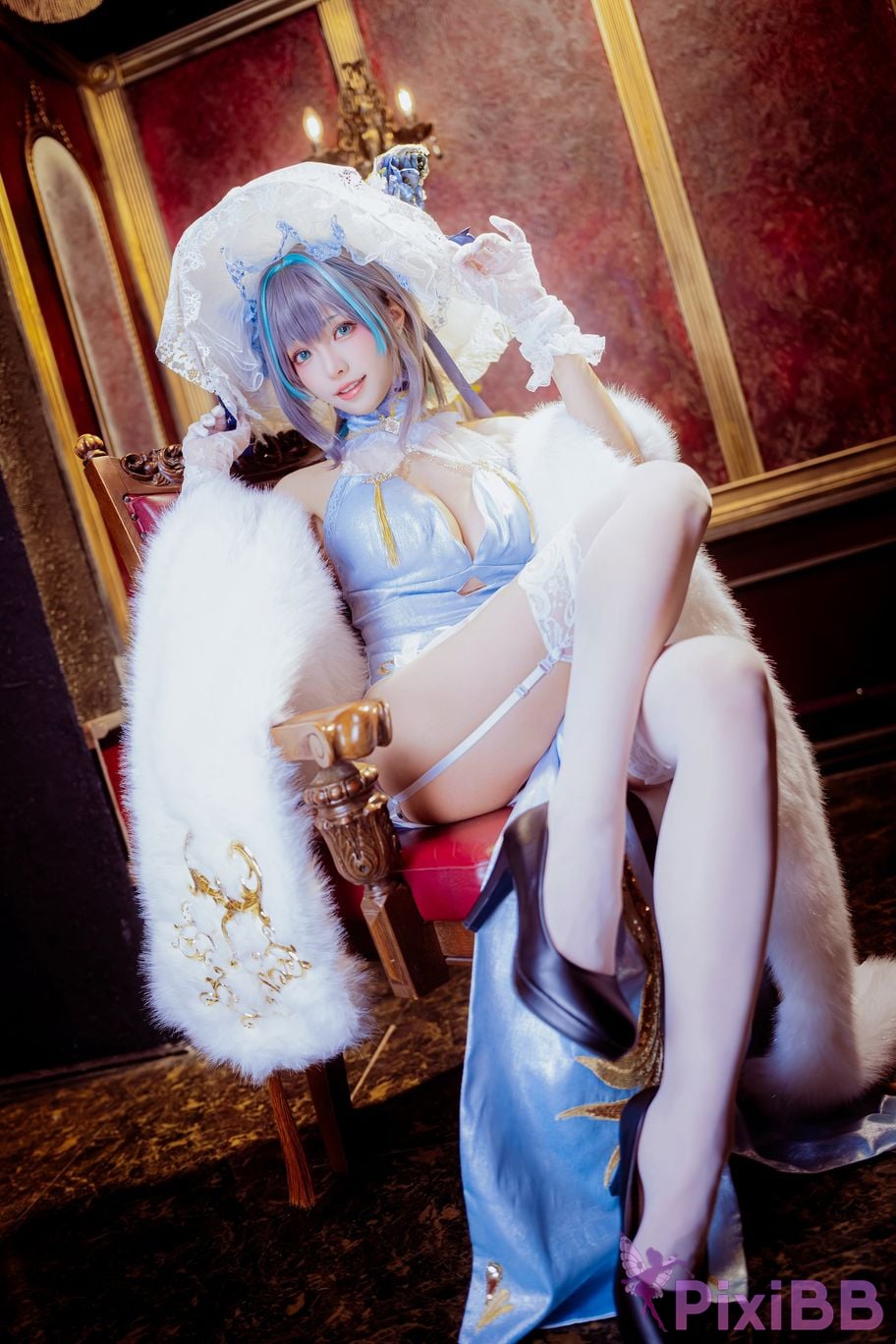 Cosplayer Ely eee ElyEE child Cheshire Cheongsam ver PixiBB.COM 021
