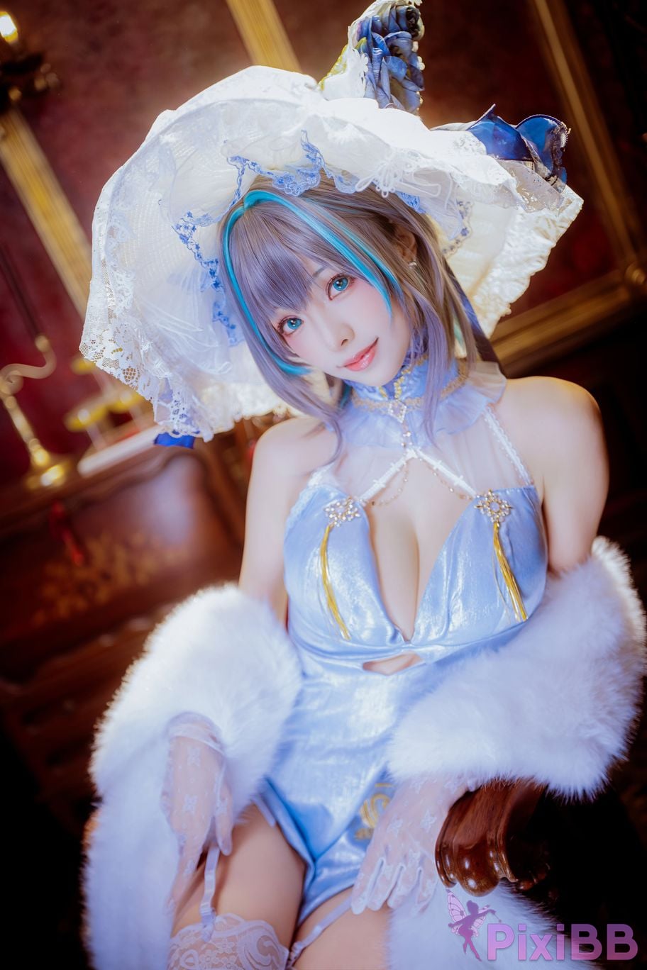 Cosplayer Ely eee ElyEE child Cheshire Cheongsam ver PixiBB.COM 022