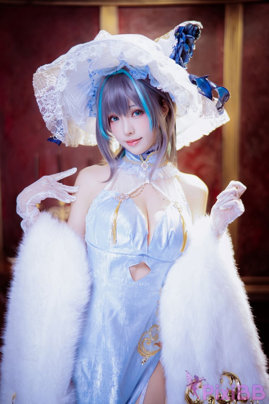 Cosplayer Ely eee ElyEE child Cheshire Cheongsam ver PixiBB.COM 023