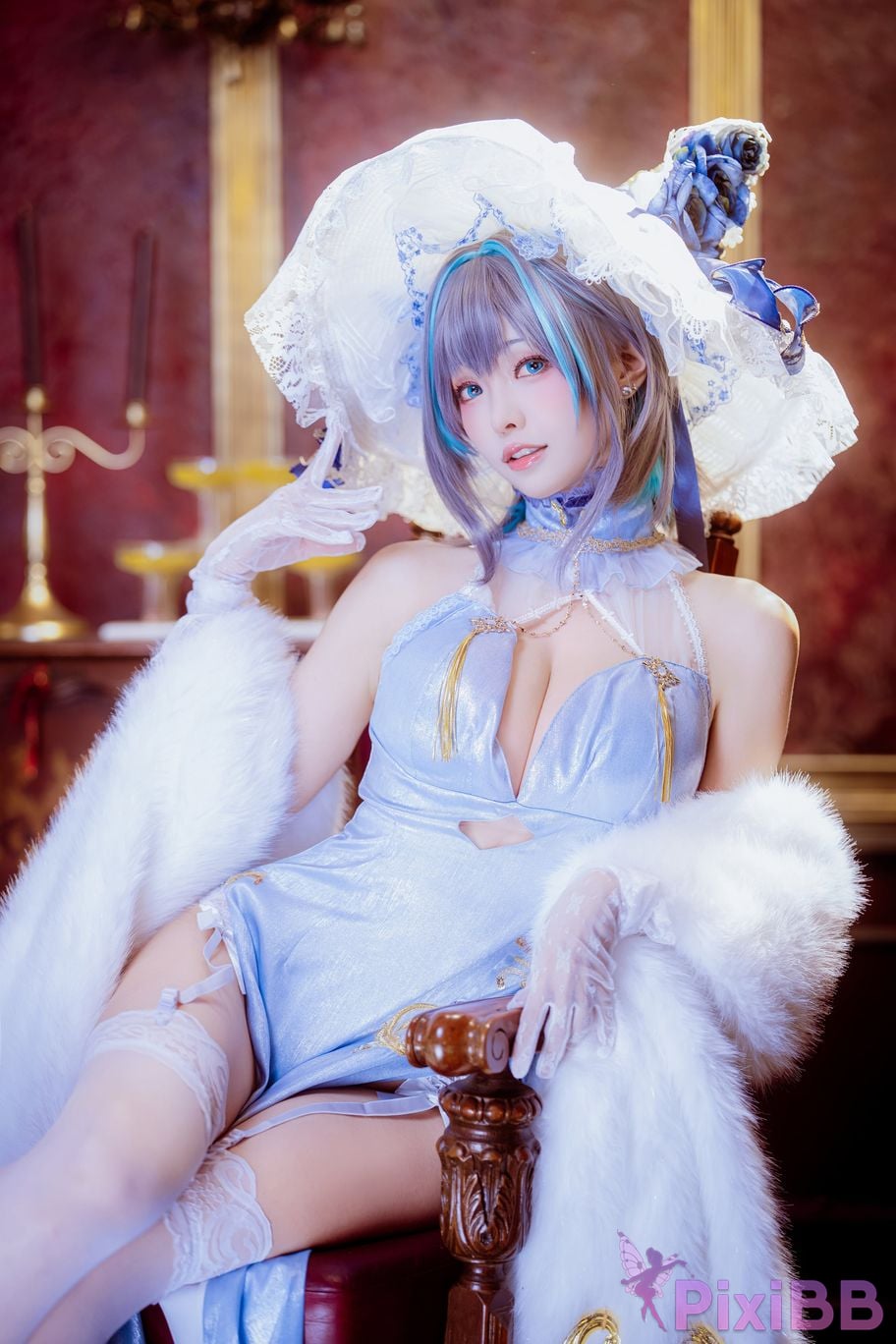 Cosplayer Ely eee ElyEE child Cheshire Cheongsam ver PixiBB.COM 026