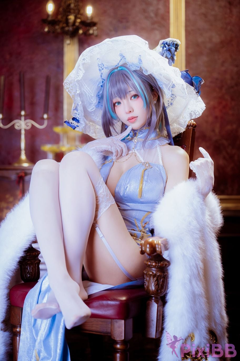 Cosplayer Ely eee ElyEE child Cheshire Cheongsam ver PixiBB.COM 028