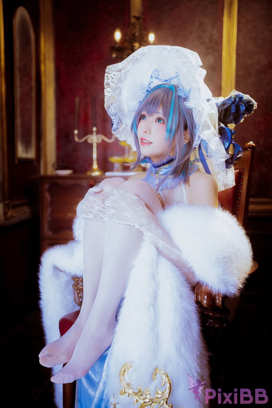 Cosplayer Ely eee ElyEE child Cheshire Cheongsam ver PixiBB.COM 029