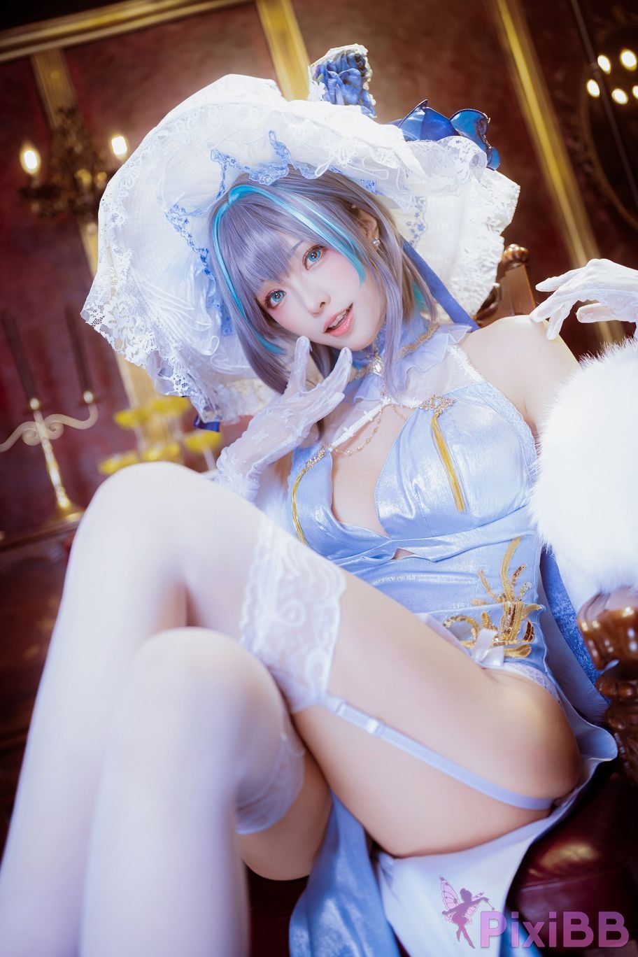Cosplayer Ely eee ElyEE child Cheshire Cheongsam ver PixiBB.COM 030