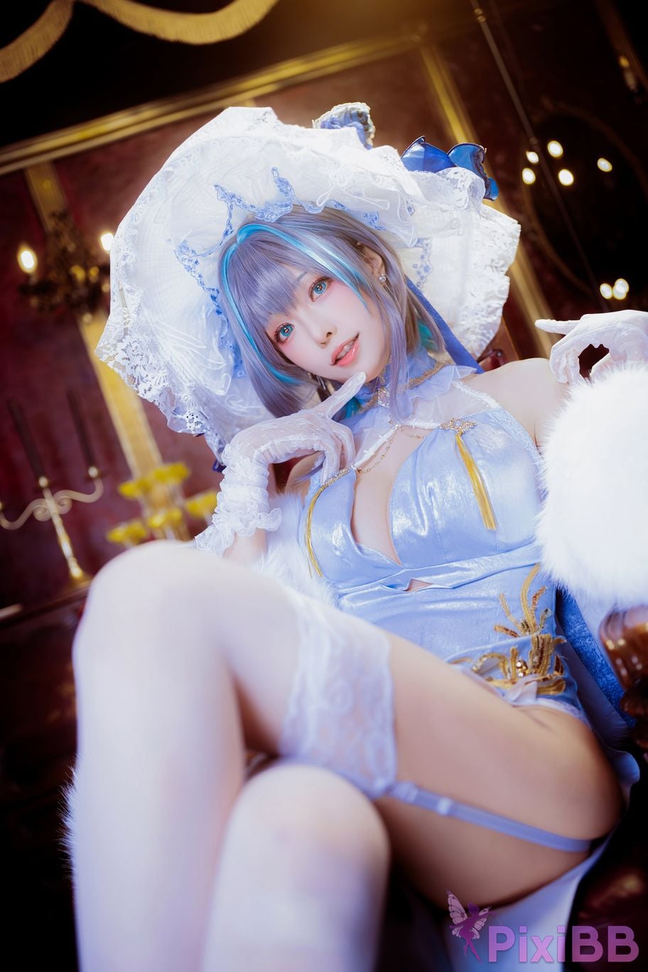 Cosplayer Ely eee ElyEE child Cheshire Cheongsam ver PixiBB.COM 031