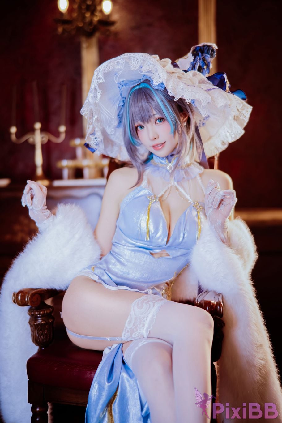 Cosplayer Ely eee ElyEE child Cheshire Cheongsam ver PixiBB.COM 032