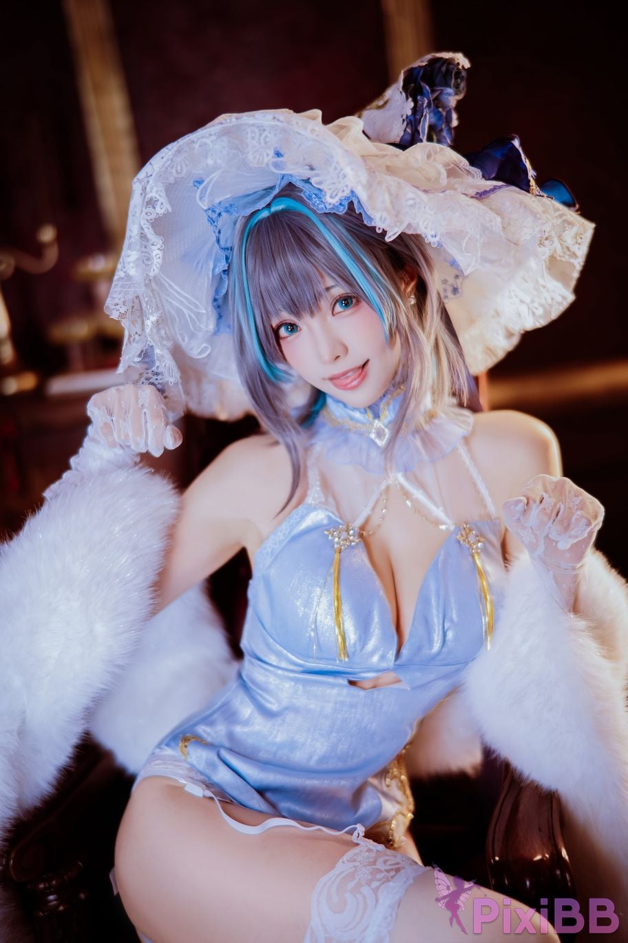 Cosplayer Ely eee ElyEE child Cheshire Cheongsam ver PixiBB.COM 033