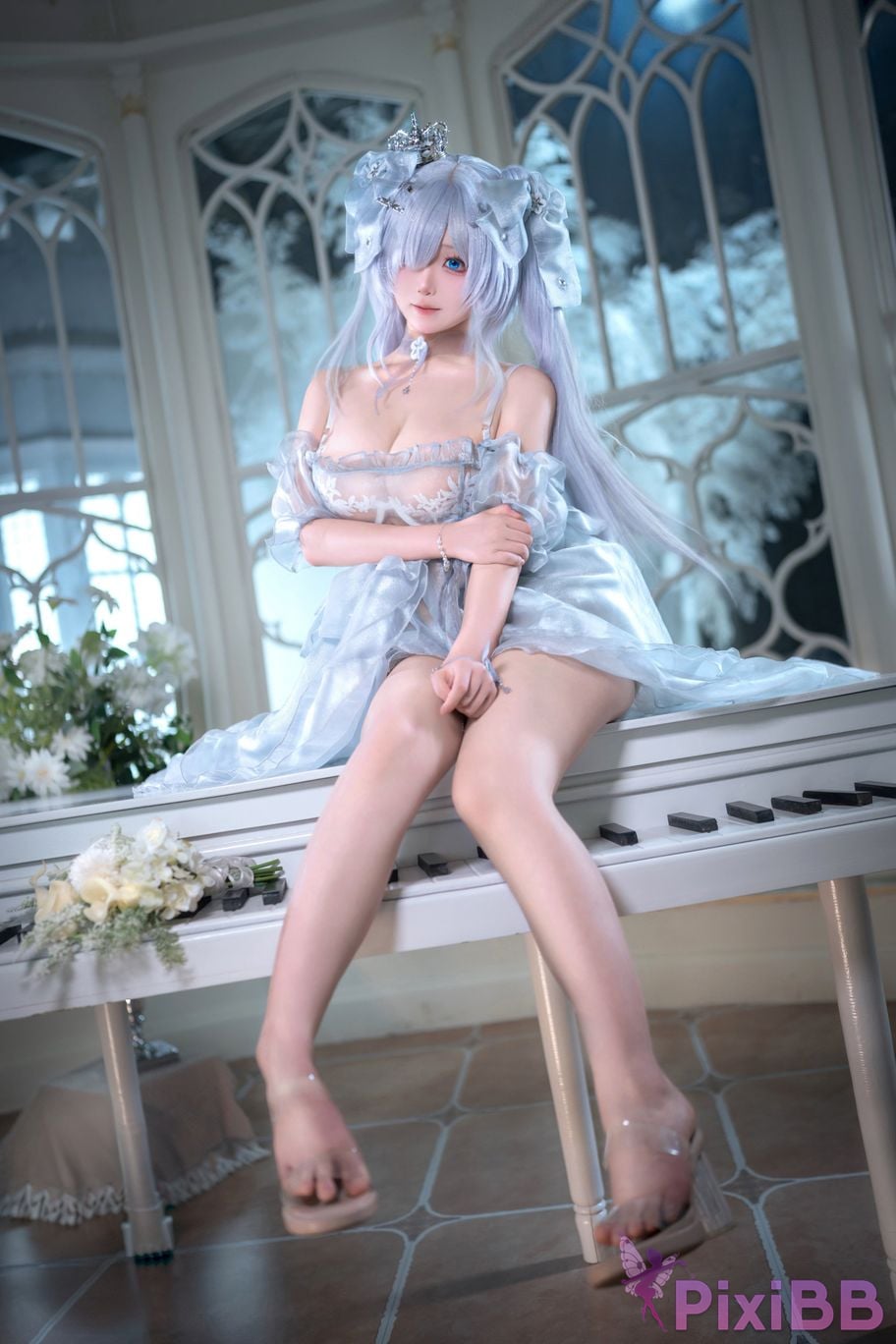Cosplayer Double Jibaobao is delicious cinderella dress PixiBB.COM 003