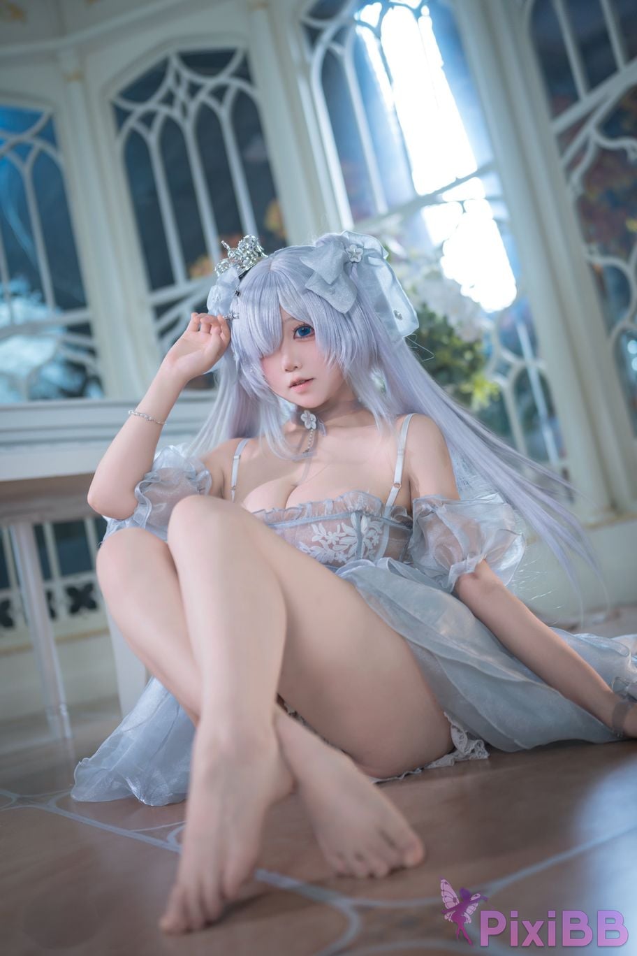 Cosplayer Double Jibaobao is delicious cinderella dress PixiBB.COM 005
