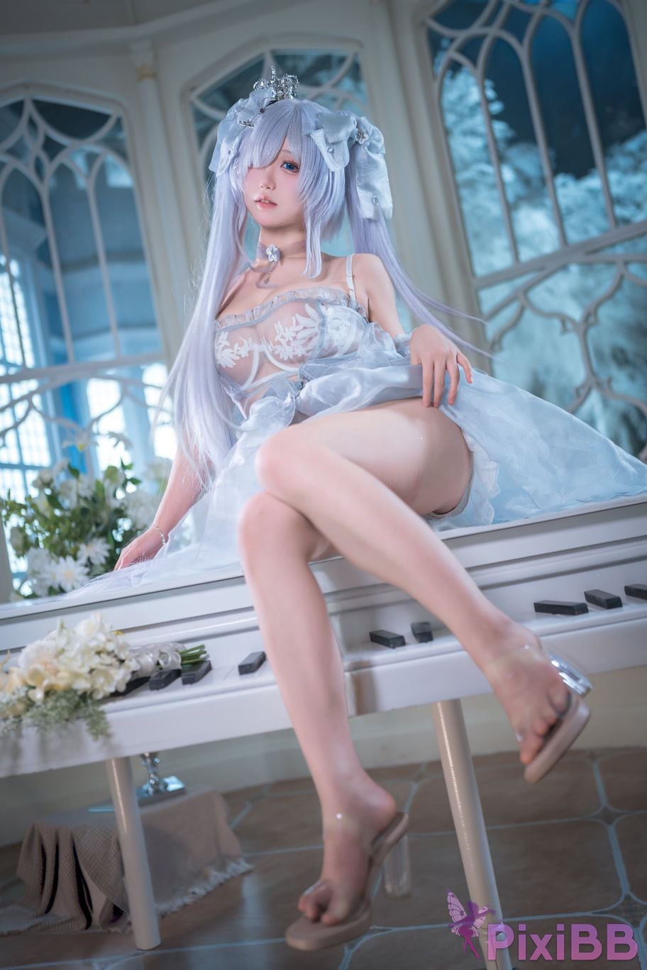 Cosplayer Double Jibaobao is delicious cinderella dress PixiBB.COM 006