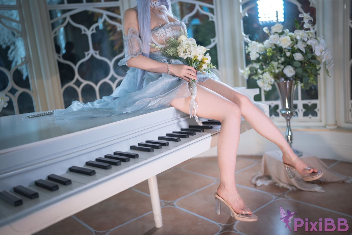 Cosplayer Double Jibaobao is delicious cinderella dress PixiBB.COM 007