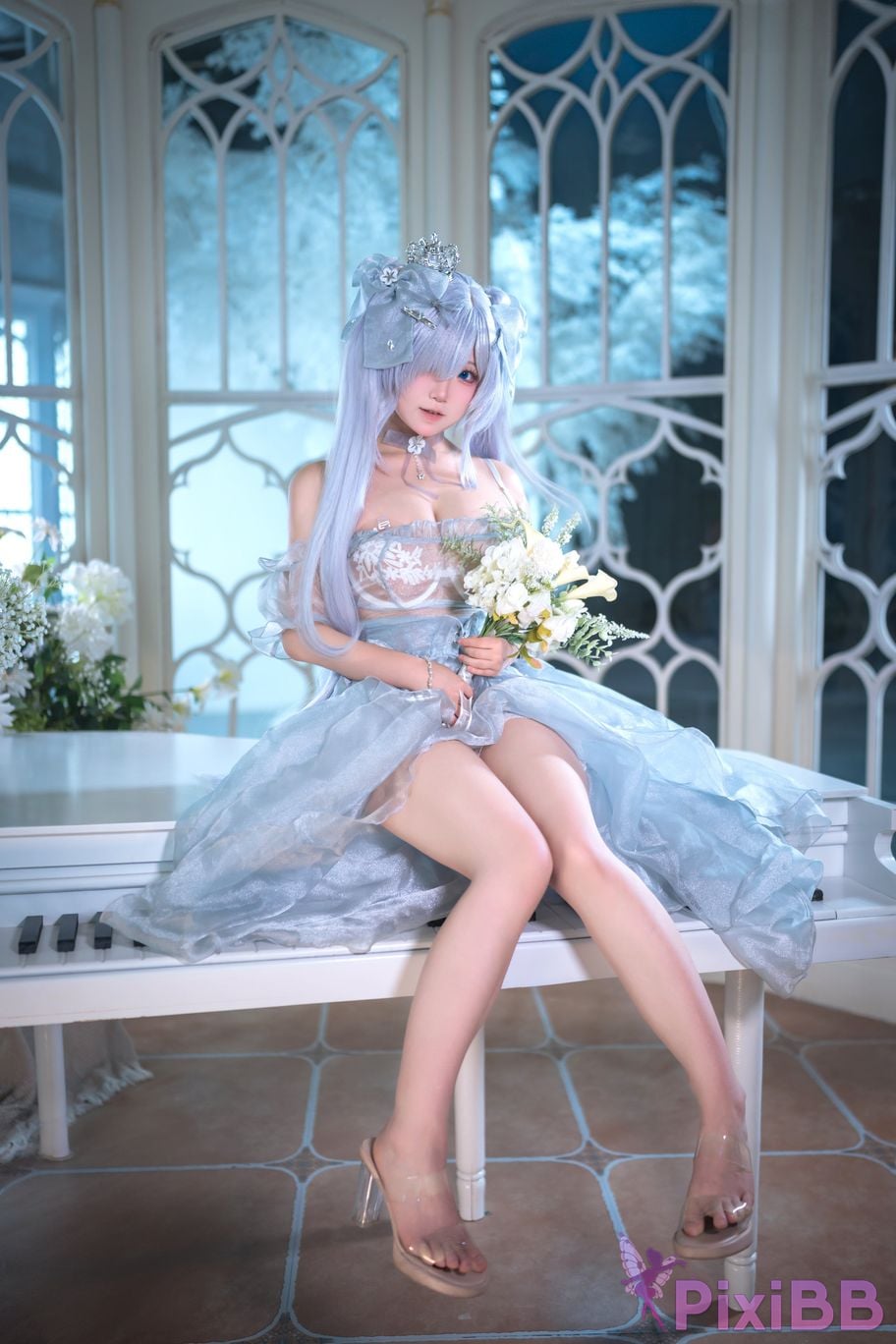 Cosplayer Double Jibaobao is delicious cinderella dress PixiBB.COM 008