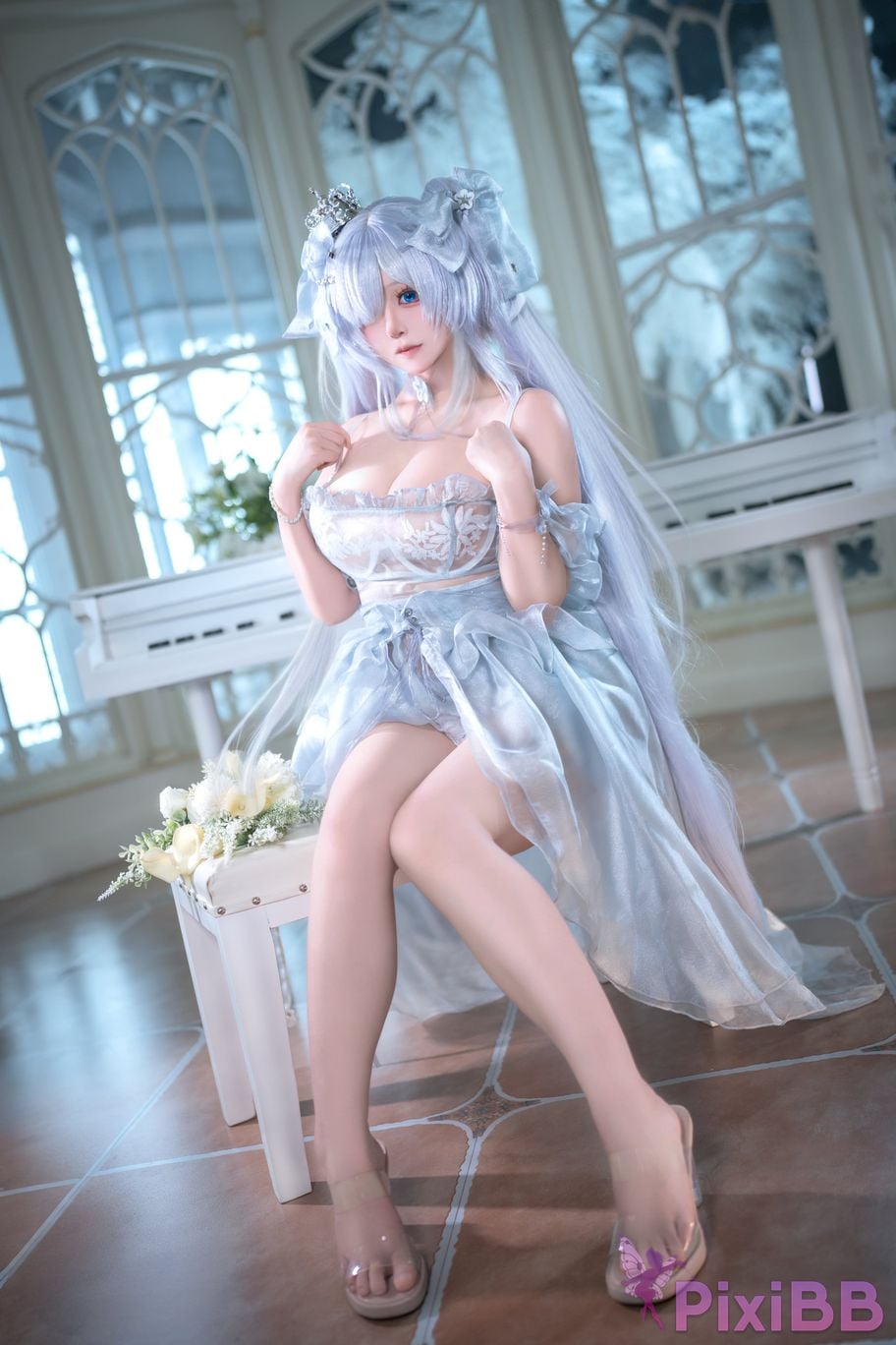Cosplayer Double Jibaobao is delicious cinderella dress PixiBB.COM 009