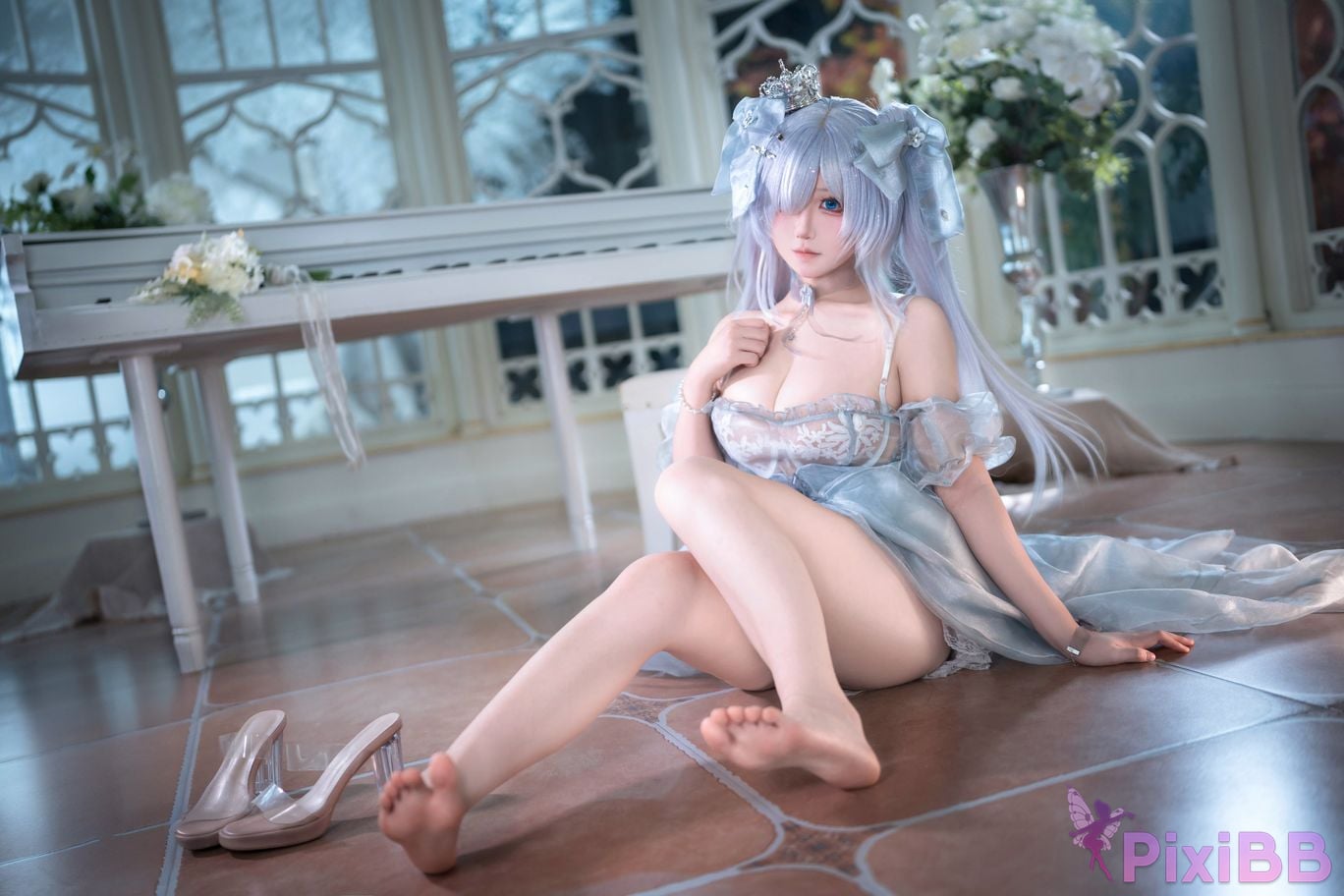 Cosplayer Double Jibaobao is delicious cinderella dress PixiBB.COM 010