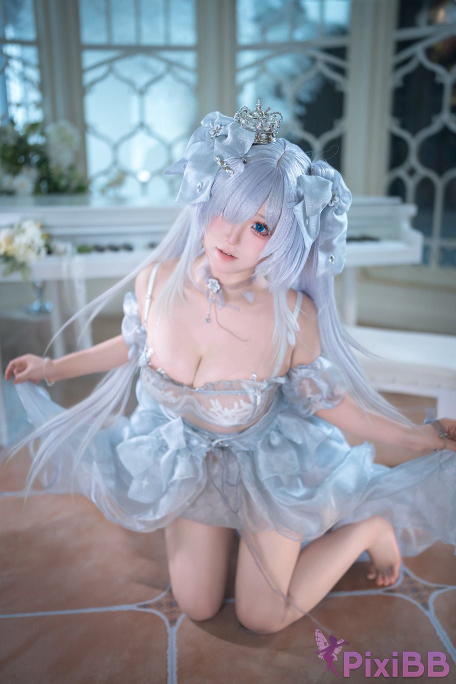 Cosplayer Double Jibaobao is delicious cinderella dress PixiBB.COM 011