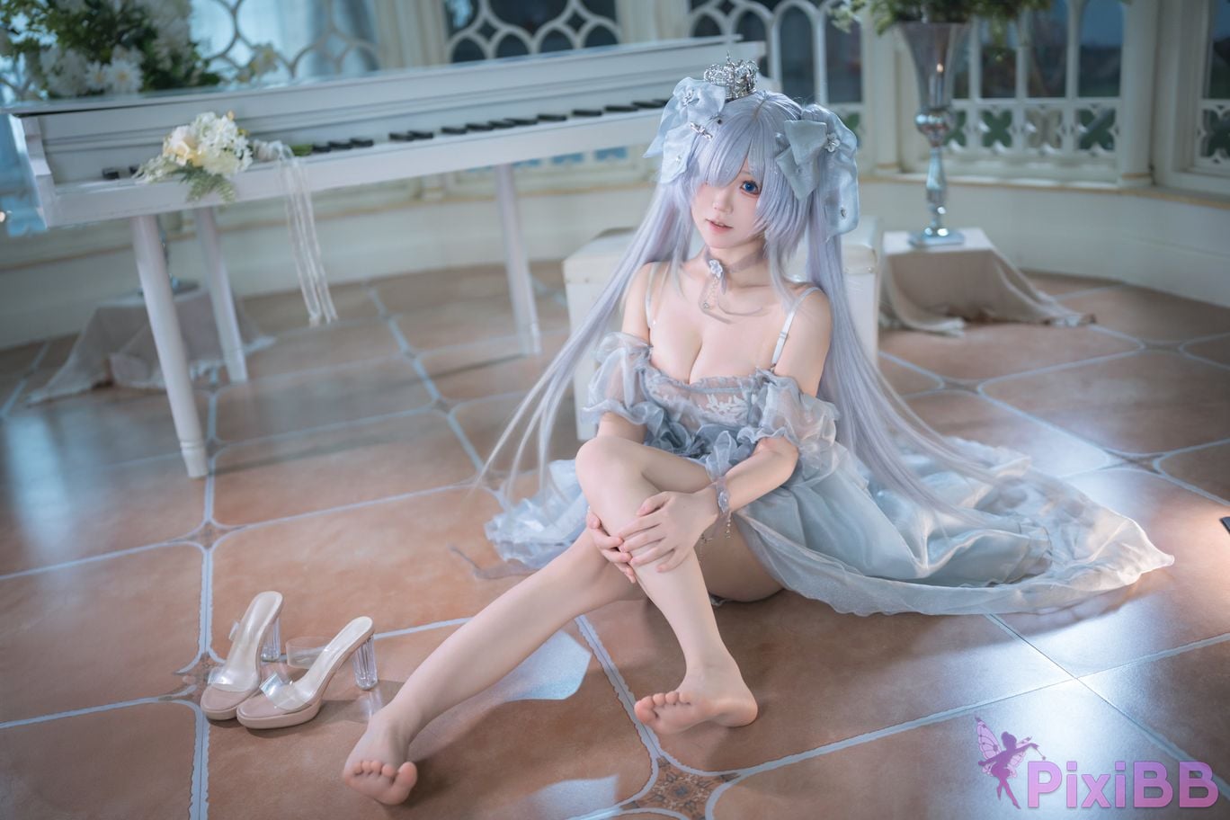 Cosplayer Double Jibaobao is delicious cinderella dress PixiBB.COM 012