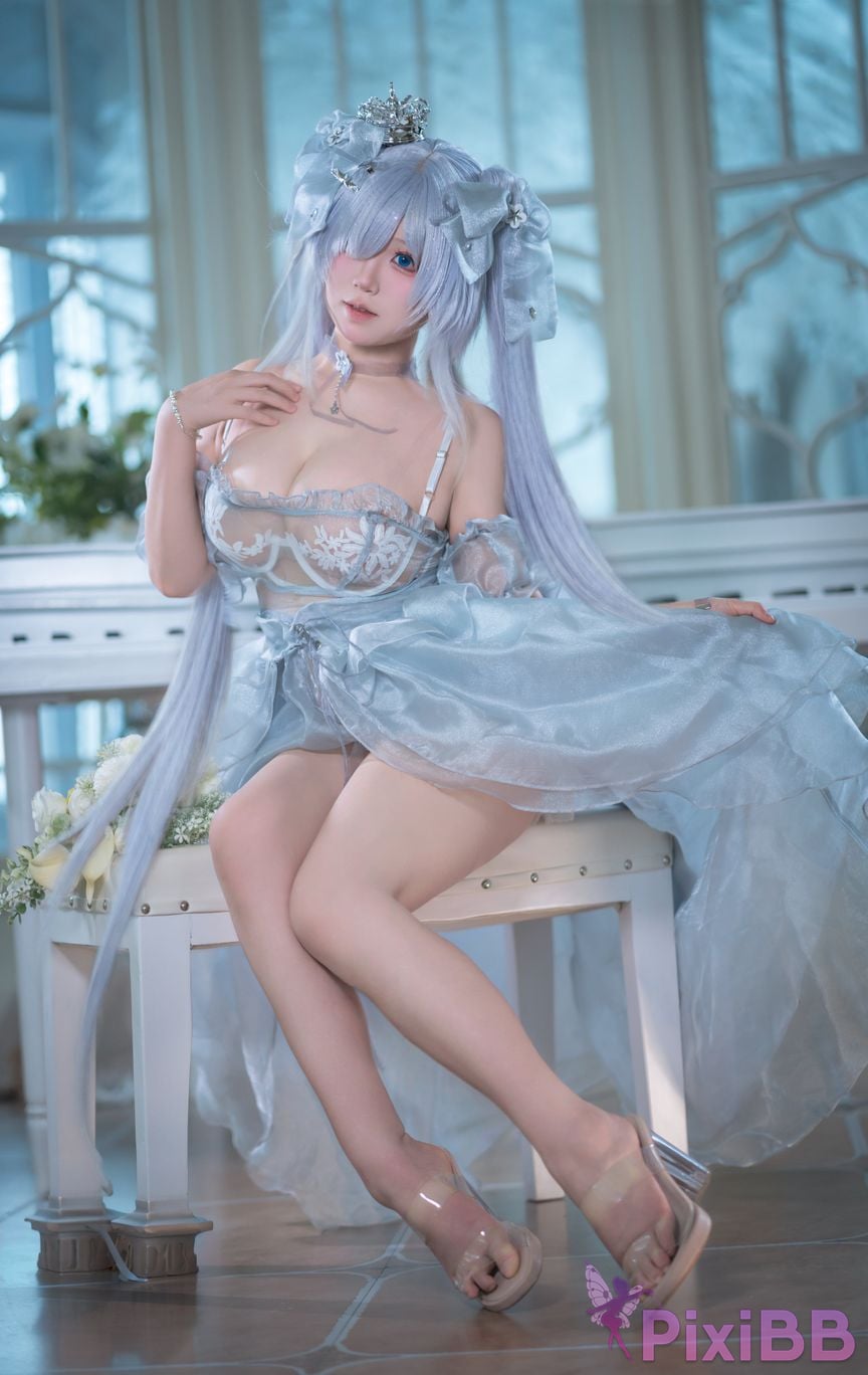 Cosplayer Double Jibaobao is delicious cinderella dress PixiBB.COM 013
