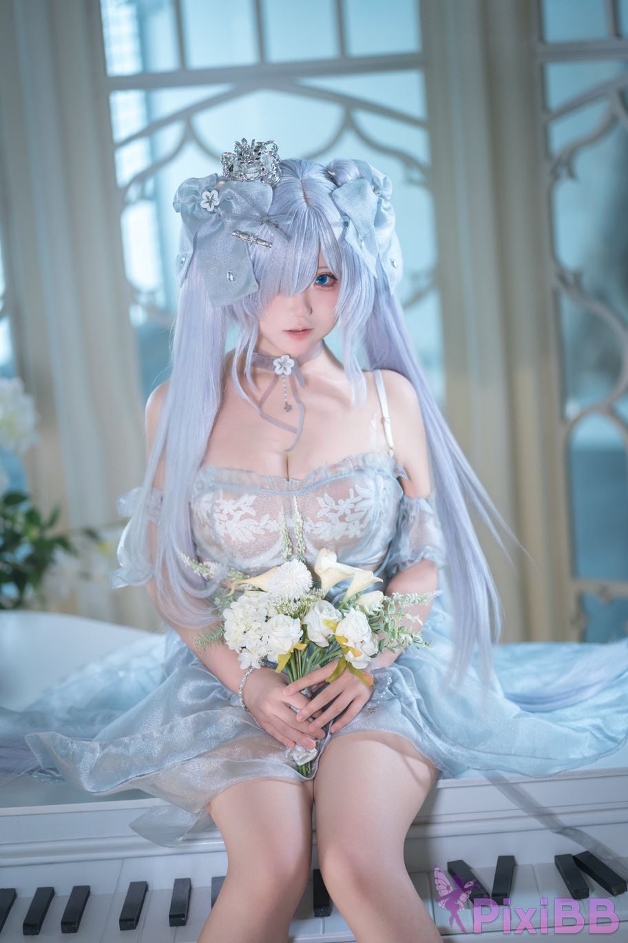 Cosplayer Double Jibaobao is delicious cinderella dress PixiBB.COM 015