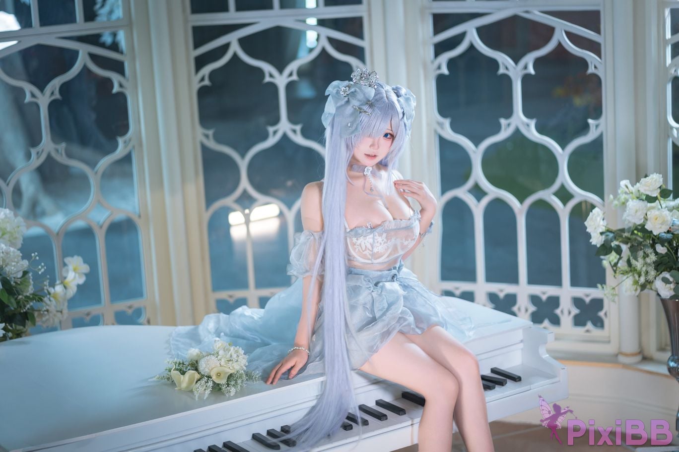 Cosplayer Double Jibaobao is delicious cinderella dress PixiBB.COM 018