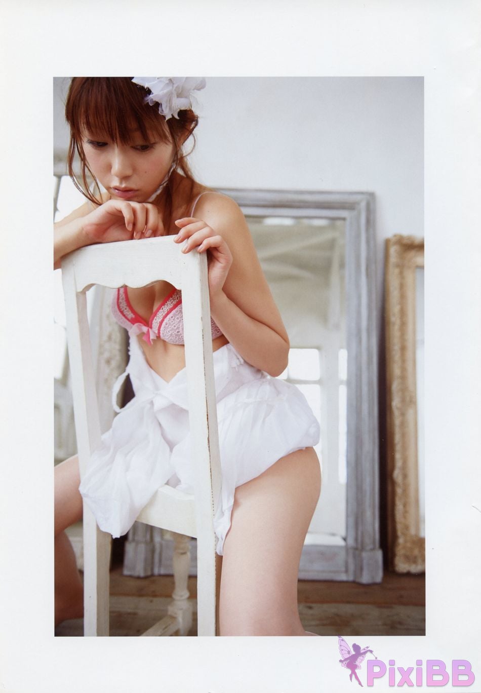 Japanese Idol Yuria Haga photo collection red x pink PixiBB.COM 012