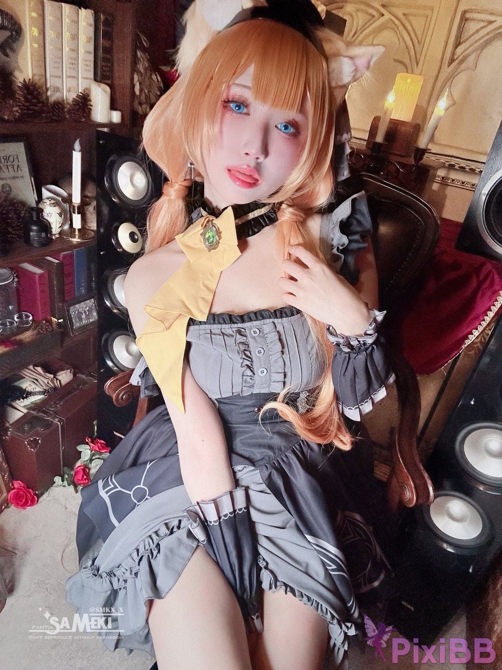 Cosplay Sameki Blue Archive Mari PixiBB.COM 023