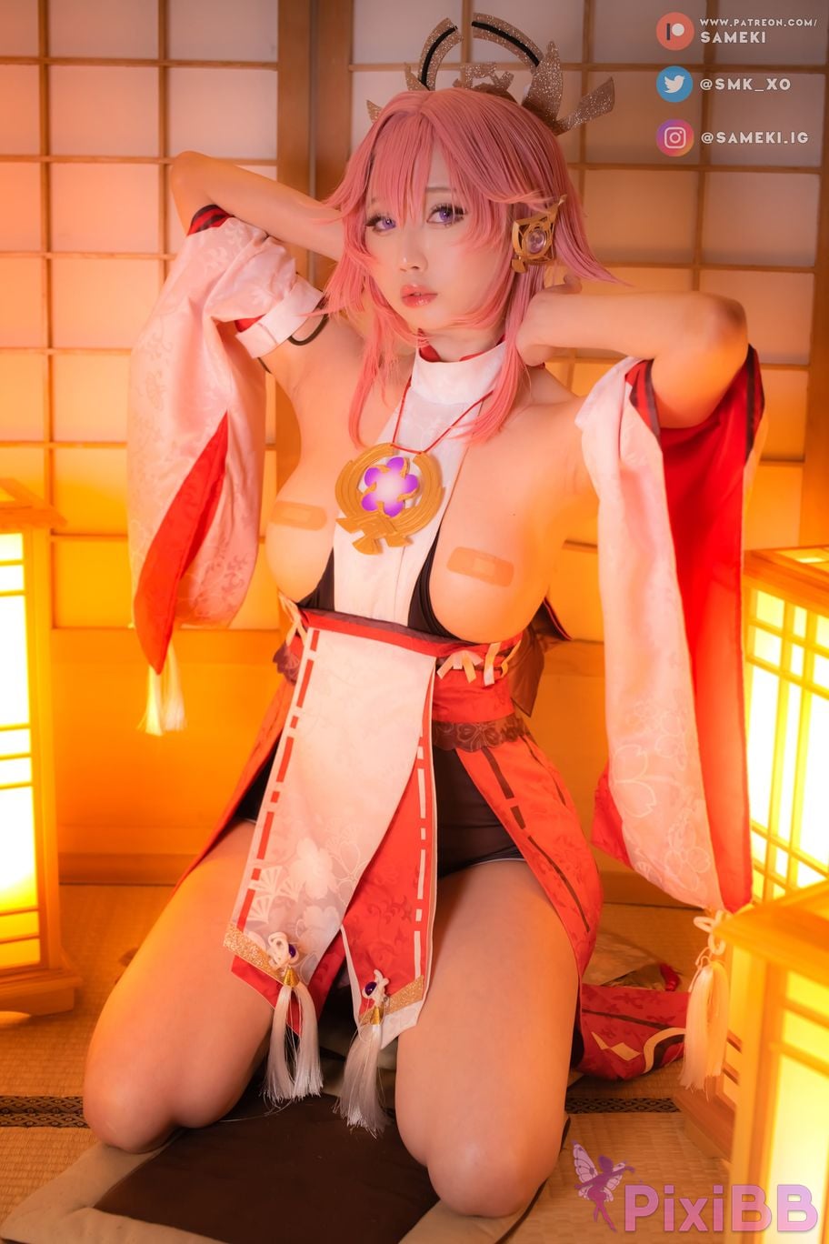 Coser Sameki Pack Yae Miko PixiBB.COM 002