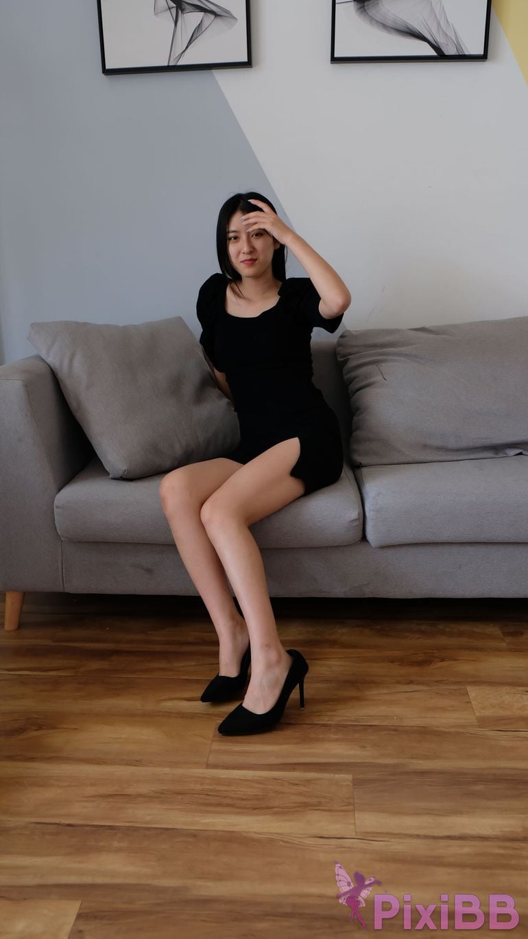 Private Photoshoot He Rui Long legged sister goddess Full scale private photography PixiBB.COM 001.PNG