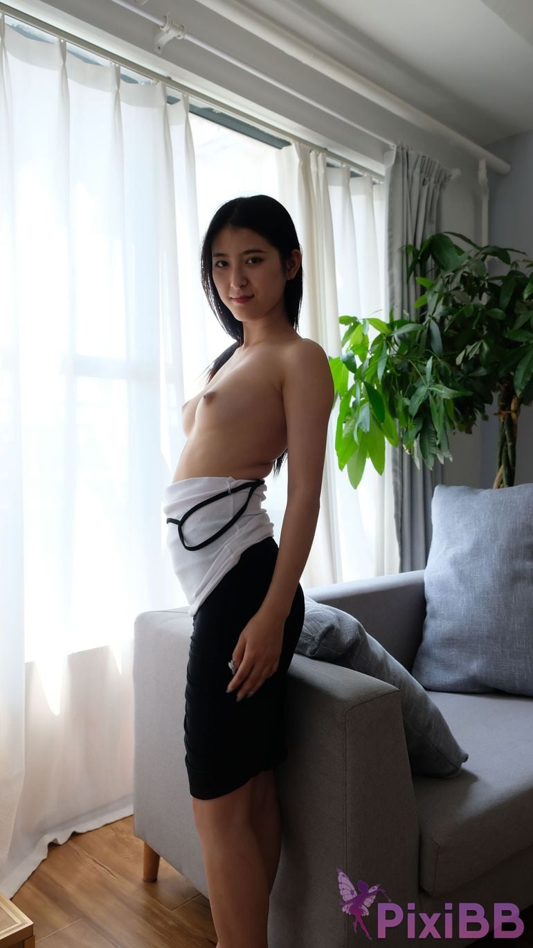 Private Photoshoot He Rui Long legged sister goddess Full scale private photography PixiBB.COM 210